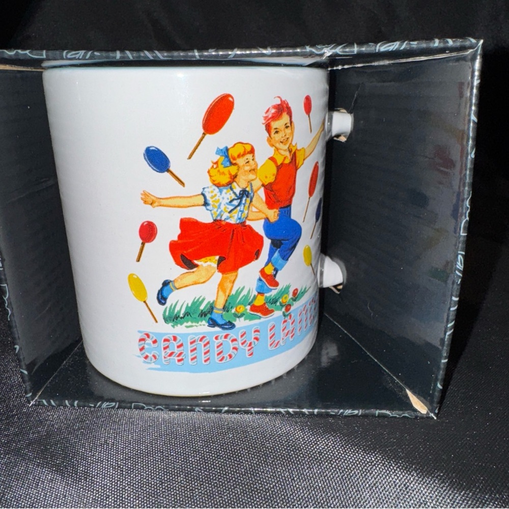 Vintage Candy Land Mug with Colorful Design